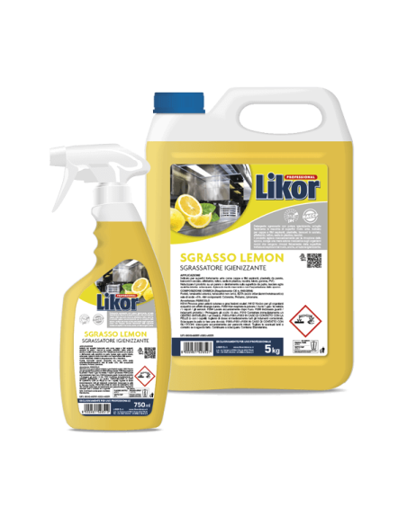 DETERGENTI: vendita online SGRASSATORE IGIENIZZANTE LIKOR SGRASSO LEMON 750 ML in offerta
