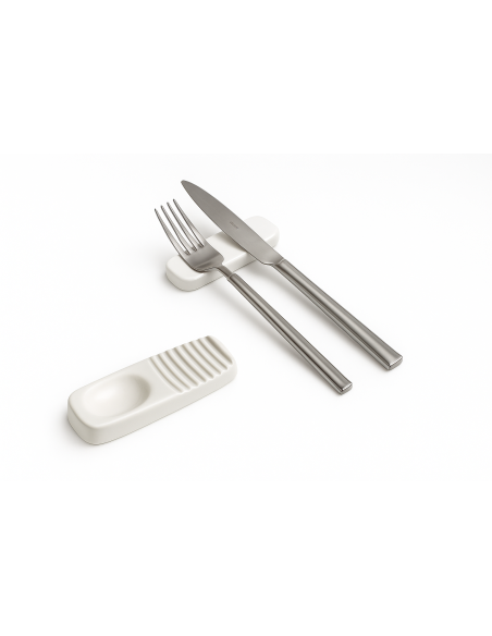 ACCESSORI: vendita online POGGIA POSATE/BACCHETTE CM.9X3X1H BIANCO ESSENTIA ULTRALIGHT BIANCO in offerta