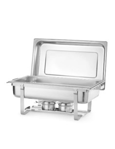 SCALDAVIVANDE: vendita online CHAFING DISH KITCHEN LINE GN 1/ 1 LT.9 IN ACCIAIO INOX MM.600X358X295H HENDI in offerta 2