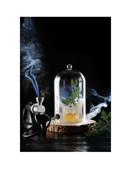 ACCESSORI: vendita online CAMPANA IN VETRO CON SFIATO PER AFFUMICATURA D.130X282H, CAMPANA PER COCKTAIL HENDI in offerta