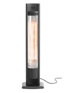 STUFE E RISCALDATORI: vendita online RISCALDATORE AD INFRAROSSI DA ESTERNO NERO V.230 MM.210X270X1060H in offerta