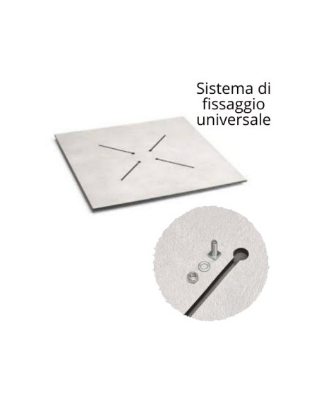 PIANI HPL: vendita online PIANO TAVOLO IN HPL CM .89X89 MM.10 BIANCO TINTA UNITA MAFILPLAST in offerta