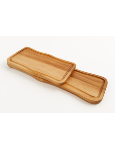 VASSOI-TAGLIERI LEGNO: vendita online FRASSINO TAGLIERE RUSTICO CM.40X20 in offerta