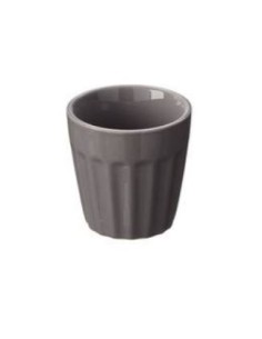 FINGER FOOD PORCELLANA: vendita online BICCHIERINO GRIGIO CM.6 H.6 IN PORCELLANA DUBAI LEONE in offerta