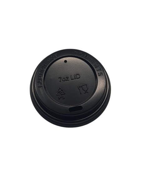 CONTENITORI PER ASPORTO: vendita online TAPPO NERO IN PS PER BICCHIERE TAKE AWAY ML.200 Ø CM.7,3 CONF. 50 PEZZI LEONE in offerta