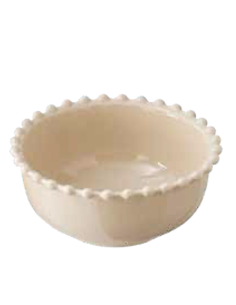 FINGER FOOD PORCELLANA: vendita online CIOTOLINA LUXOR CM.12 H.6 IN PORCELLANA SABBIA LEONE in offerta