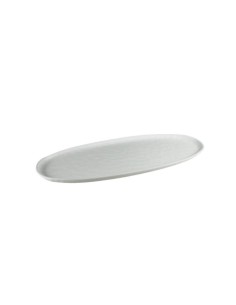 VASSOI-TAGLIERI: vendita online VASSOIO OVALE CM. 48X19,5 IN MELAMINA BIANCO LINEA FRESCURA in offerta