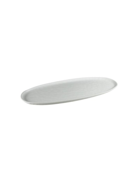 VASSOI-TAGLIERI: vendita online VASSOIO OVALE CM. 48X19,5 IN MELAMINA BIANCO LINEA FRESCURA in offerta