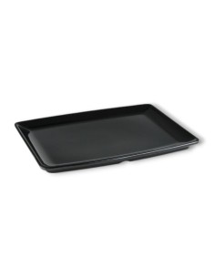 VASSOI-TAGLIERI: vendita online VASSOIO RETTANGOLARE CM.20X15 IN MELAMINA NERO FRESCURA in offerta
