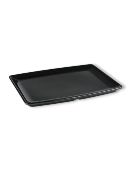 VASSOI-TAGLIERI: vendita online VASSOIO RETTANGOLARE CM.20X15 IN MELAMINA NERO FRESCURA in offerta