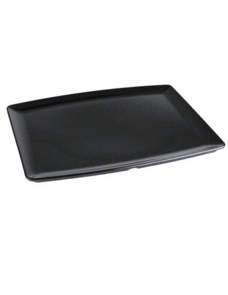 VASSOI-TAGLIERI: vendita online VASSOIO RETTANGOLARE CM.29X23 IN MELAMINA NERO DI FRESCURA in offerta