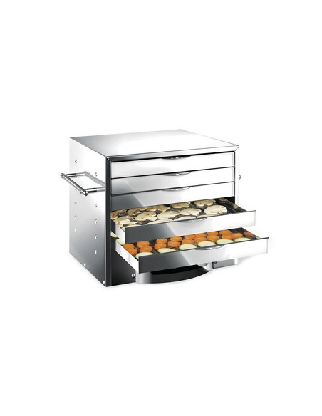 FORNI: vendita online ESSICCATORE DIGITALE INOX PER ALIMENTI A CINQUE CASSETTI +35 C/+70 C REBER in offerta