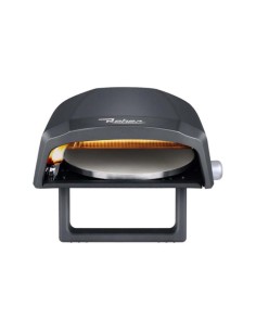 FORNI: vendita online FORNO PIZZA A GAS CON PIASTRA ROTANTE CM.32 NERO KW.4500 REBER in offerta 2