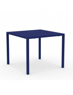QUATRIS TAVOLO 80X80 H.75 BLU COBALTO