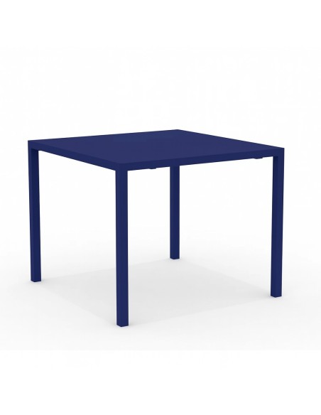 QUATRIS TAVOLO 80X80 H.75 BLU COBALTO
