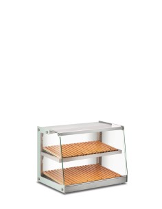 BRD 70 VETRINA SOPRABANCO NEUTRA MM.684X457X516H CON LED E MENSOLE