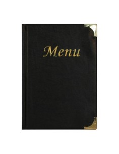 MENÃ: vendita online PORTAMENU' BASIC A5 NERO 10 PAGINE 23,7 X 17,2 CM IN PVC in offerta