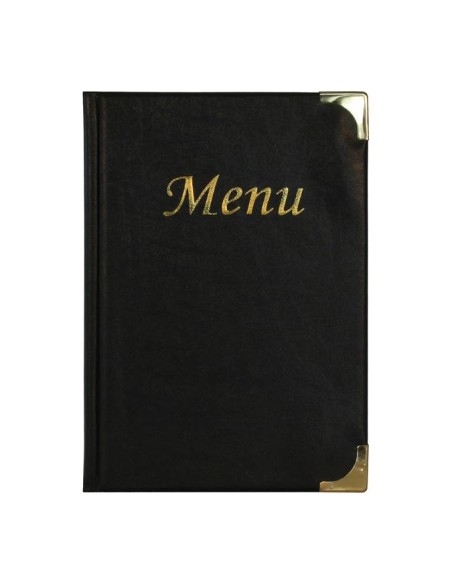 MENÃ: vendita online PORTAMENU' BASIC A5 NERO 10 PAGINE 23,7 X 17,2 CM IN PVC in offerta