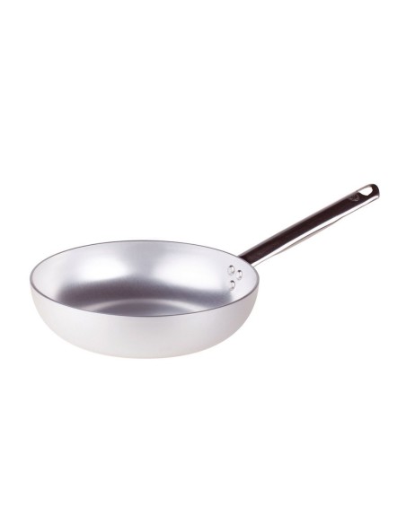 ALUINOX PADELLA SVASATA ALTA 1907 CM.28 H.6,5 1 MANICO