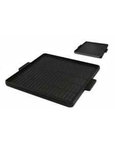 PIASTRE COTTURA PIETRA: vendita online PIASTRA COTTURA QUADRATA CM. 38X38 DOUBLE FACE IN GHISA SMALTATA in offerta 2