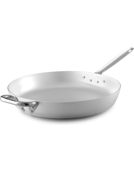 ALLUMINIO MM.3: vendita online PADELLA PROFESSIONALE PER FRIGGERE Ø CM. 60 CON 1 MANICO DRITTO E 1 MANIGLIA IN ALLUMINIO MM.3...