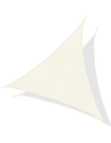 COMPLEMENTI D'ARREDO: vendita online TENDA A VELA TRIANGOLARE CM.500X500X500 BIANCA in offerta