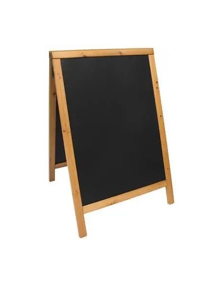 LAVAGNE: vendita online LAVAGNA DA TERRA DUPLO SECURIT 55 X 85 CM IN LEGNO DI PINO in offerta