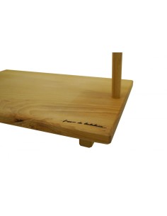 VASSOI-TAGLIERI: vendita online TAGLIERE APPENDI SALUMI CM.38X25X27H LAGNO DI FAGGIO MASSELLO in offerta 2
