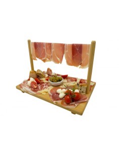 VASSOI-TAGLIERI: vendita online TAGLIERE APPENDI SALUMI CM.38X25X27H LAGNO DI FAGGIO MASSELLO in offerta