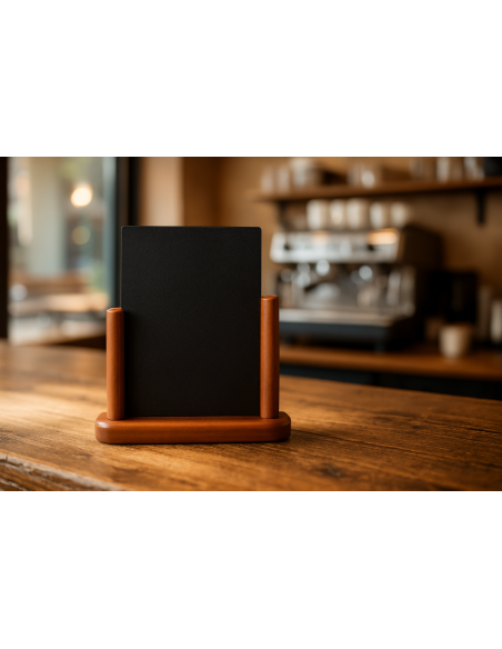 LAVAGNE: vendita online LAVAGNA DA TAVOLO ELEGANT SECURIT A5 23 X 20 CM IN LEGNO DI MOGANO in offerta