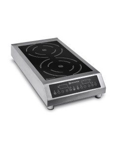 PIASTRA AD INDUZIONE BIZONA SERIE UNIKA V.380-400 KW.7 CM.76,5X41X15H