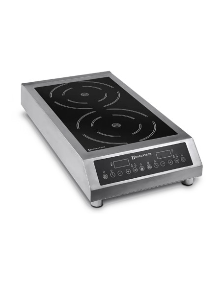 PIASTRA AD INDUZIONE BIZONA SERIE UNIKA V.380-400 KW.7 CM.76,5X41X15H