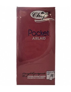 LIGHT POCKET 25 TOVAGLIOLO 40X40 BORDEAUX