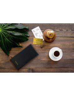 MENÃ: vendita online PORTACONTO BASIC SECURIT NERO IN PVC 23,7 X 12,5 CM in offerta 2