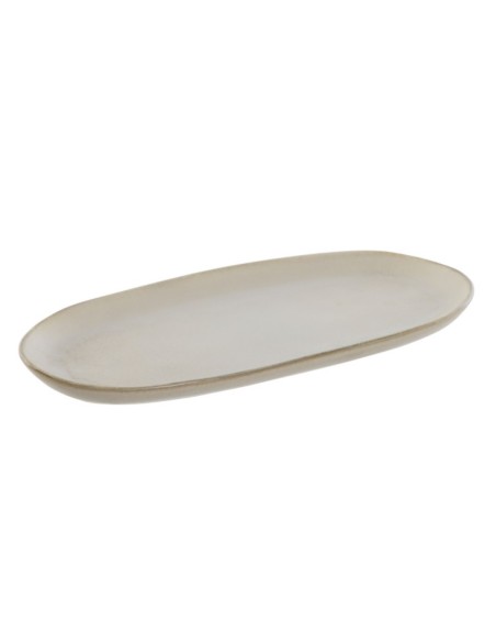 VASSOI-TAGLIERI: vendita online GRES VASSOIO CM.30X13,5 BEIGE SMALTATO PC209488 in offerta