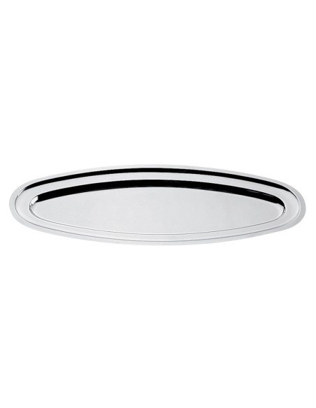 VASSOIO OVALE PESCE CM.70 ACCIAIO INOX