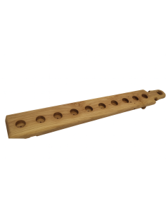 VASSOI-TAGLIERI: vendita online SERVI CICCHETTI SPADINO CON MANICO 60 X 8 CM 10 FORI IN LEGNO DI FAGGIO in offerta