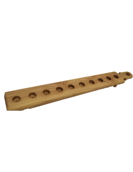 VASSOI-TAGLIERI: vendita online SERVI CICCHETTI SPADINO CON MANICO 60 X 8 CM 10 FORI IN LEGNO DI FAGGIO in offerta