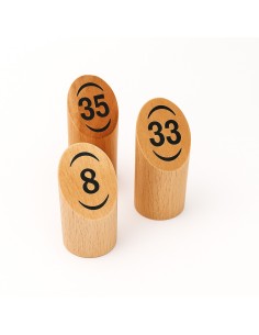 ACCESSORI: vendita online SET 10 SEGNA TAVOLO NUMERATO DA 1 A 10 CON CASSETTINA in offerta