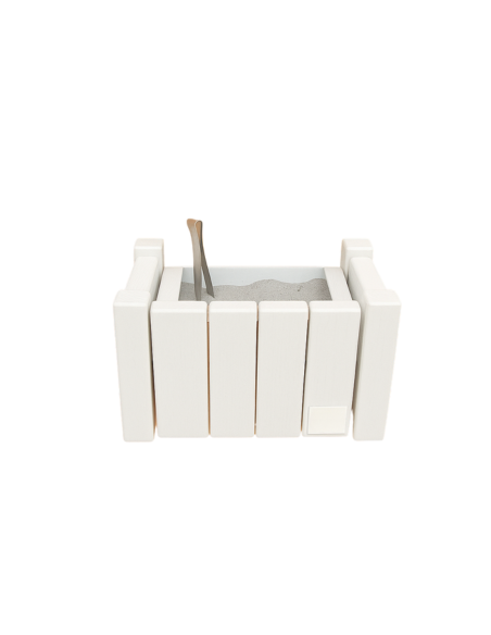 PATTUMIERE-GETTACARTE: vendita online GETTA CICCHE DA MURO CM.16X26X16H LEGNO BIANCO in offerta