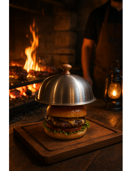 ACCESSORI: vendita online CLOCHE COPRI HAMBURGER OGGETTISTICA LIOTTI Ø 14 CM IN ALLUMINIO in offerta