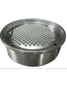 GRATTUGIE-TAGLIAVERDURE-CUTTER: vendita online GRATTUGIA BASSA A SERVIRE Ø 12 CM OGGETTISTICA LIOTTI IN ALLUMINIO in offerta