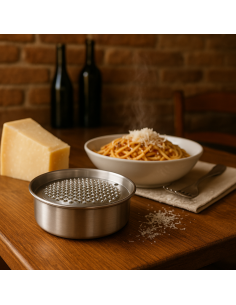 GRATTUGIE-TAGLIAVERDURE-CUTTER: vendita online GRATTUGIA BASSA A SERVIRE Ø 12 CM OGGETTISTICA LIOTTI IN ALLUMINIO in offerta 2