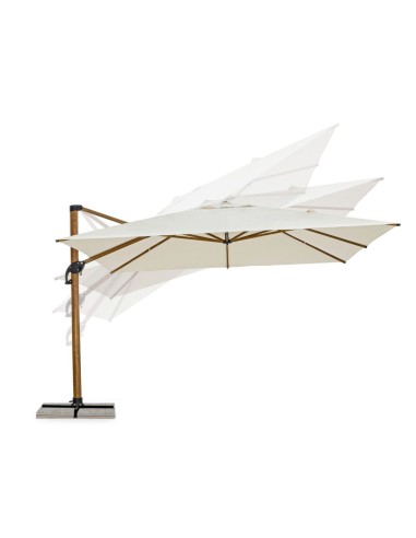 OMBRELLONI: vendita online OMBRELLONE ORION BIZZOTTO 4 X 4 METRI BRACCIO IN LEGNO NATURALE TELO BEIGE (NO BASE) in offerta