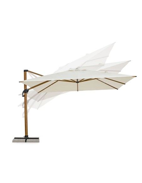 OMBRELLONI: vendita online OMBRELLONE ORION BIZZOTTO 4 X 4 METRI BRACCIO IN LEGNO NATURALE TELO BEIGE (NO BASE) in offerta