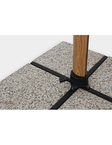 OMBRELLONI: vendita online OMBRELLONE ORION BIZZOTTO 4 X 4 METRI BRACCIO IN LEGNO NATURALE TELO BEIGE (NO BASE) in offerta