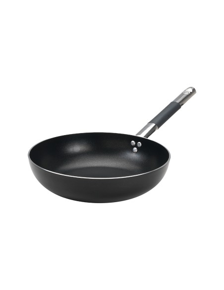 AL-BLACK: vendita online PADELLA SVASATA AL BLACK IN ALLUMINIO 28 CM CON MANICO NERO BALDASSARE AGNELLI in offerta