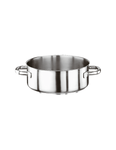 ACCIAIO: vendita online CASSERUOLA BASSA 2 MANIGLIE SERIE 1000 Ø 40 CM IN ACCIAIO INOX PADERNO in offerta