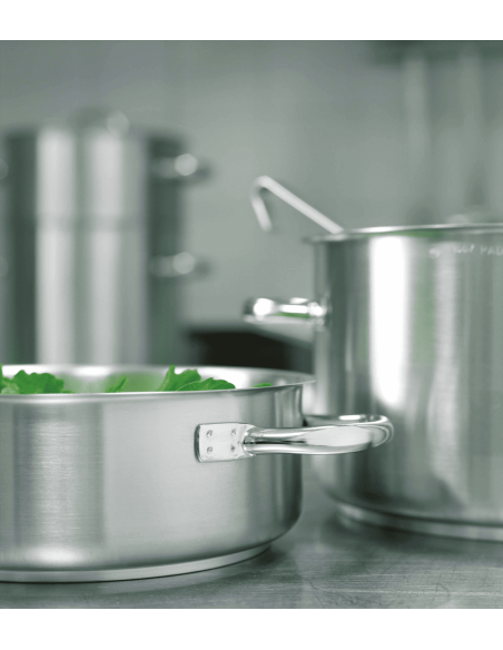 ACCIAIO: vendita online PENTOLA ALTA SERIE 1000 Ø 50 CM IN ACCIAIO INOX PADERNO in offerta