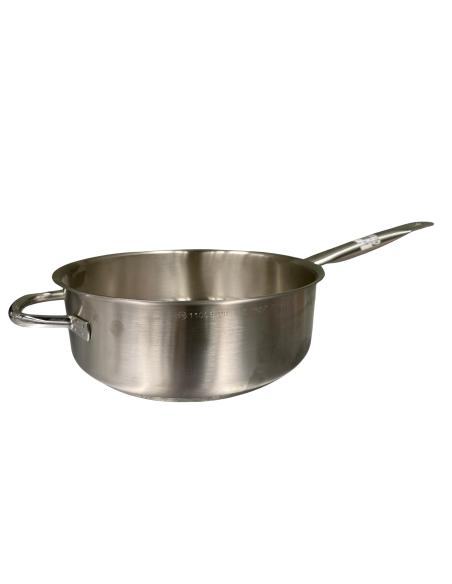 SERIE 1000: vendita online CASSERUOLA BASSA 1 MANICO Ø 28 CM SERIE 1000 IN ACCIAIO INOX PADERNO in offerta